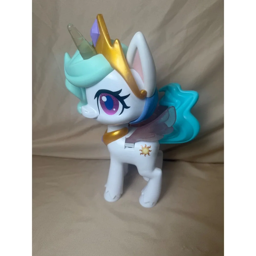 My Little Pony Princess Celestia White Alicorn Figure 2019 Hasbro Light Up Horn